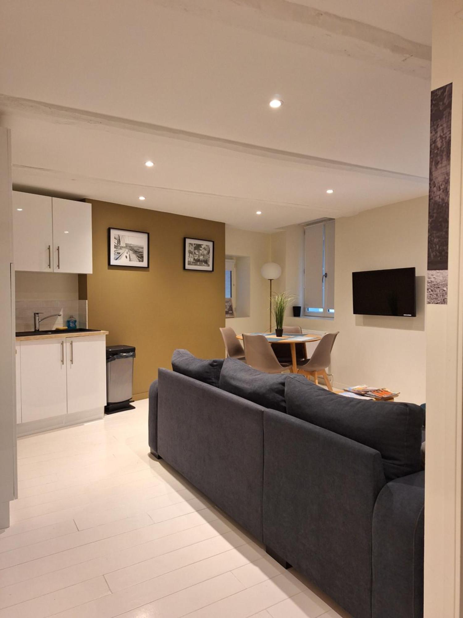 Appartement Le Phare Au Pied Du Port Saint-Valery-en-Caux Bagian luar foto