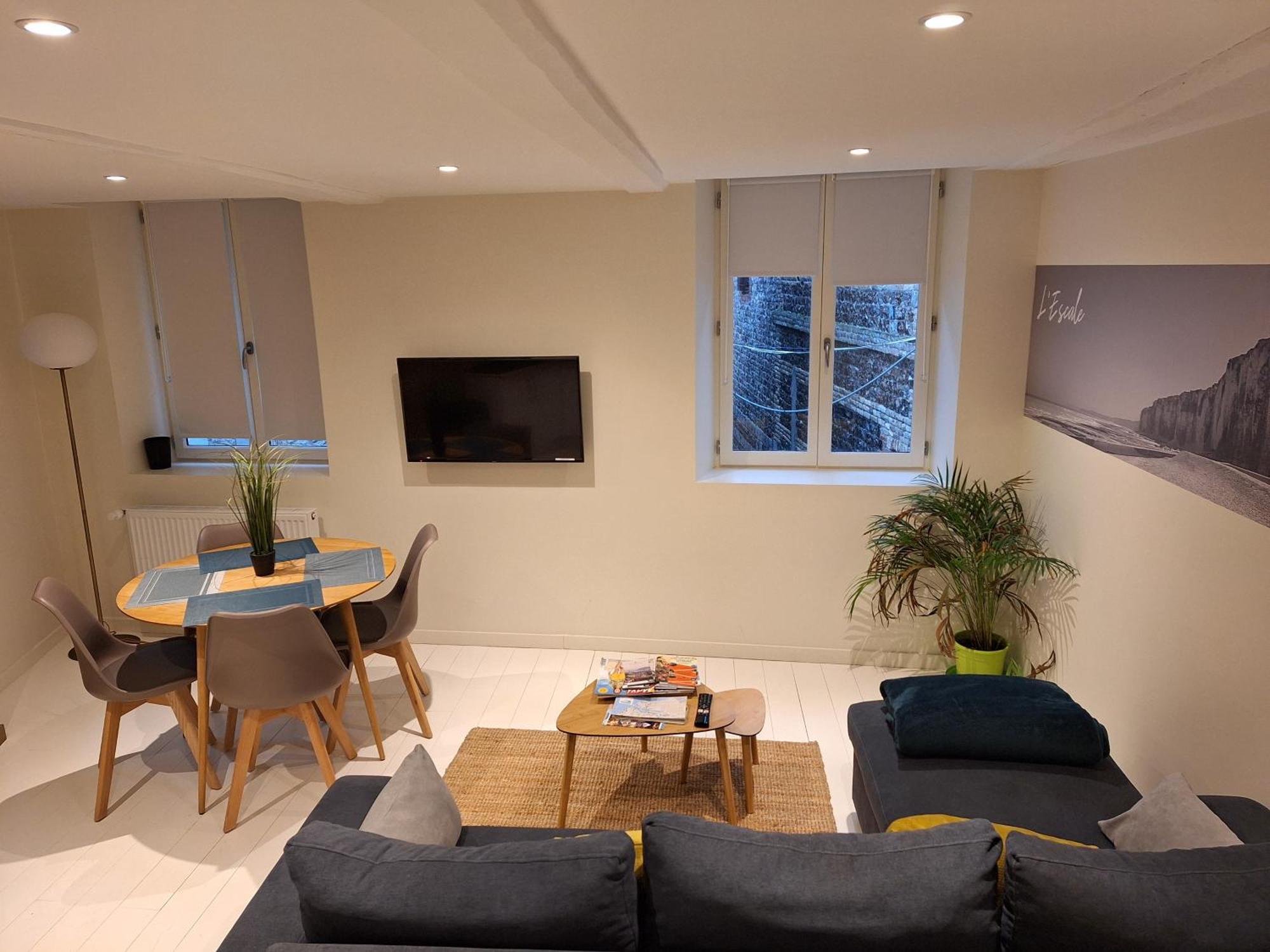 Appartement Le Phare Au Pied Du Port Saint-Valery-en-Caux Bagian luar foto